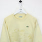 CHEMISE LACOSTE Sweatshirt Yellow | Medium