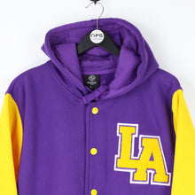Load image into Gallery viewer, Mens LOS ANGELES Varsity Hoodie Purple | Large

