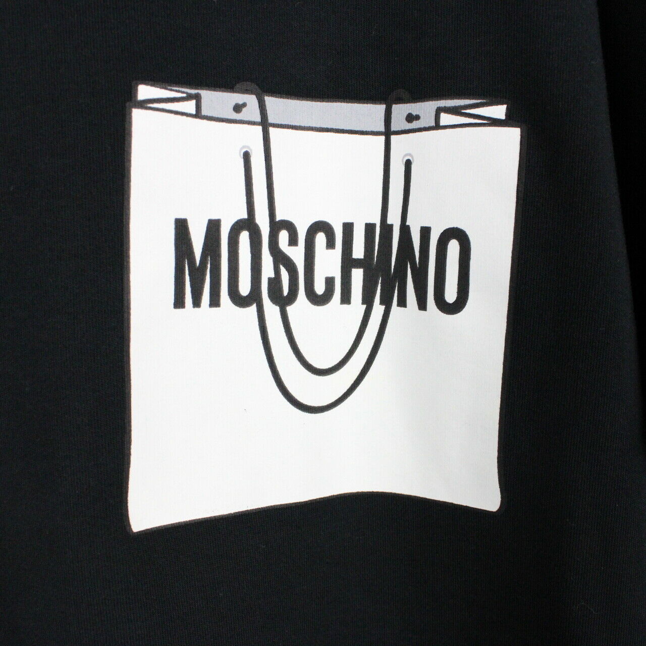 Womens MOSCHINO T-Shirt Dress Black | Large