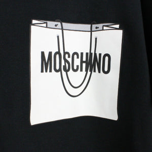 Womens MOSCHINO T-Shirt Dress Black | Large