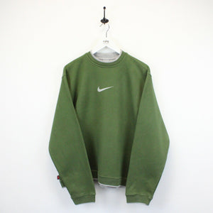 NIKE 00s Sweatshirt Green | Medium