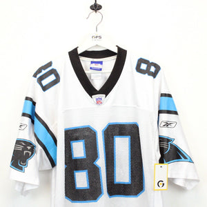 NFL REEBOK 00s Carolina PANTHERS Jersey White | Large