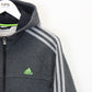 ADIDAS Hoodie Grey | XS
