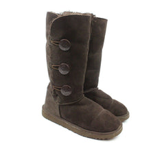Load image into Gallery viewer, Womens UGG Sheepskin Boots Brown | UK 6

