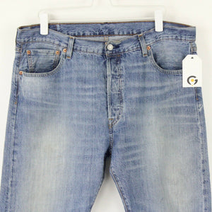 Mens LEVIS 501 Jeans Light Blue | W38 L30