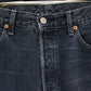 LEVIS 501 Jeans Black Charcoal | W32 L34
