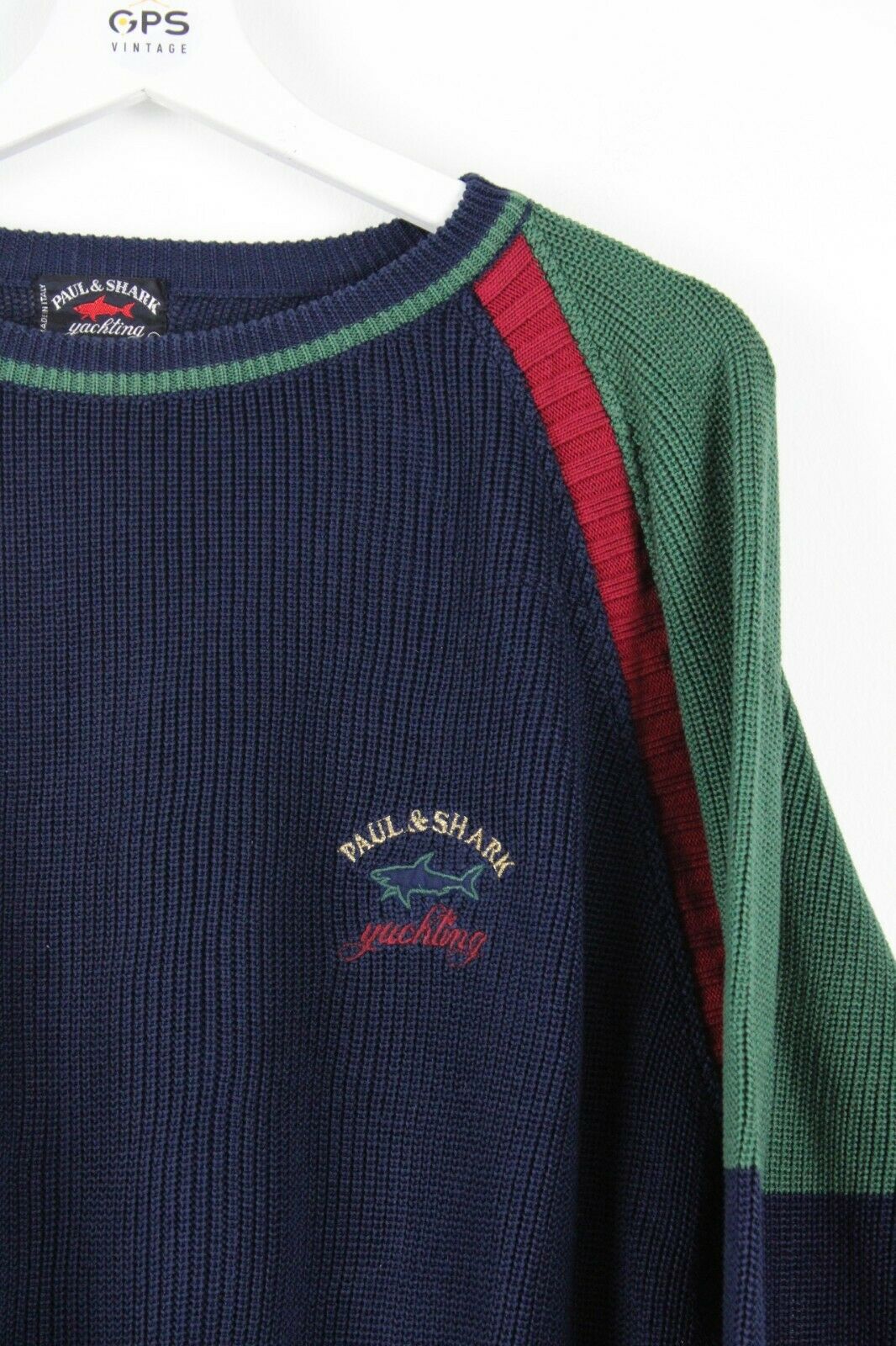PAUL & SHARK Knit Sweatshirt Navy Blue | Large