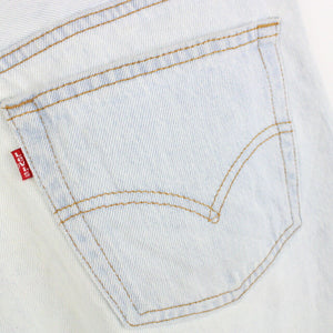 Mens 90s LEVIS 501 Jeans Light Blue | W35 L28