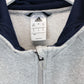 ADIDAS Hoodie Grey | Small