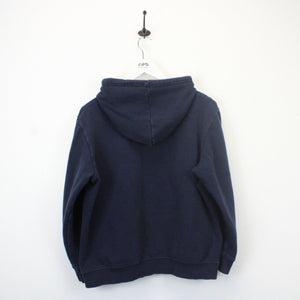 Womens FILA Hoodie Navy Blue | Medium