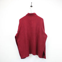 Load image into Gallery viewer, CHAPS 1/4 Zip Knit Sweatshirt Red | XL
