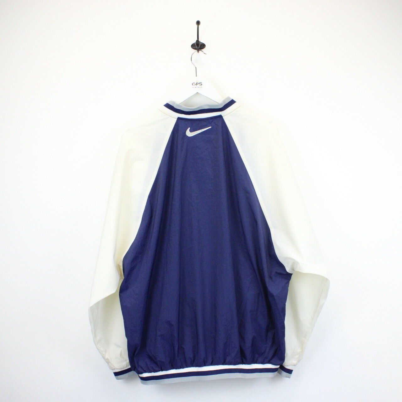 NIKE 90s Pullover Jacket Navy Blue | XL