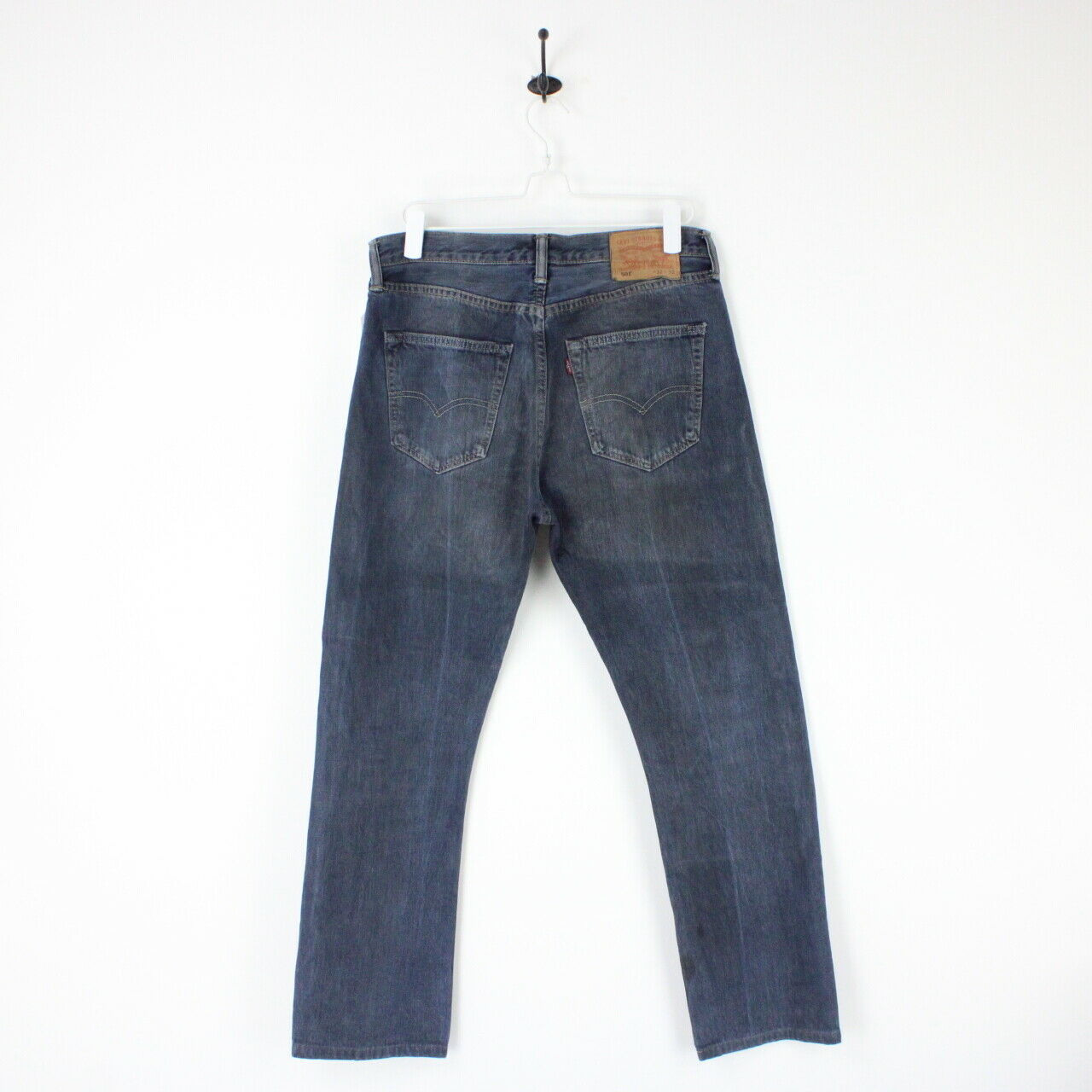 Mens LEVIS 501 Jeans Dark Blue | W33 L30