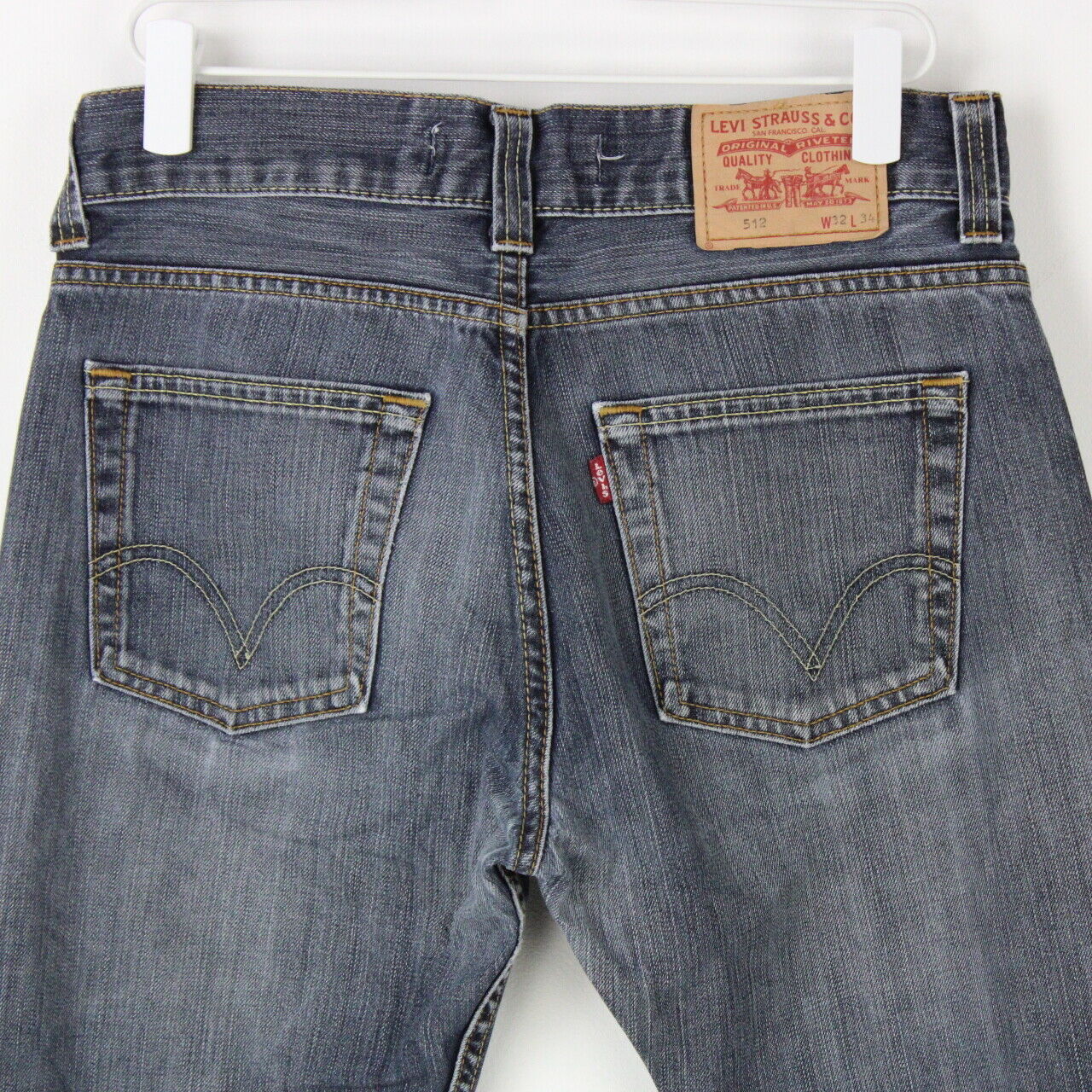 Mens LEVIS 512 Jeans Dark Blue | W32 L34
