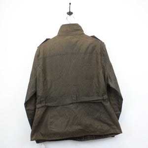 Womens BARBOUR Amelia Waxed Jacket Green | UK 20