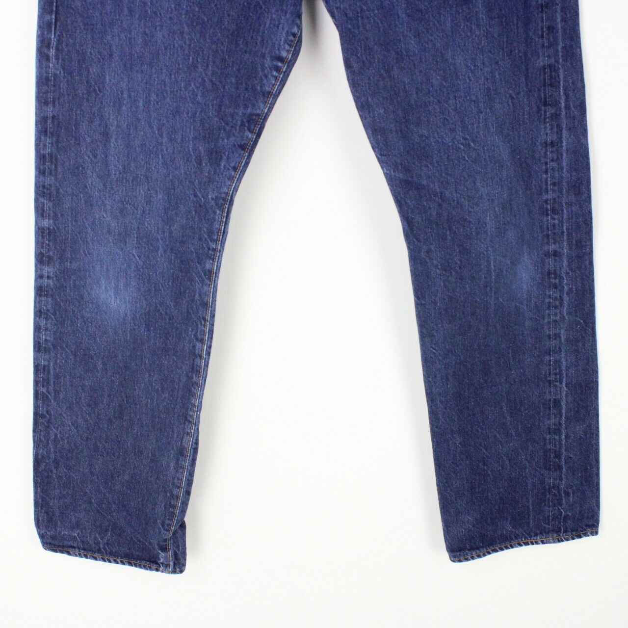 Mens LEVIS 501XX Selvedge Big E Jeans Dark Blue | W32 L32