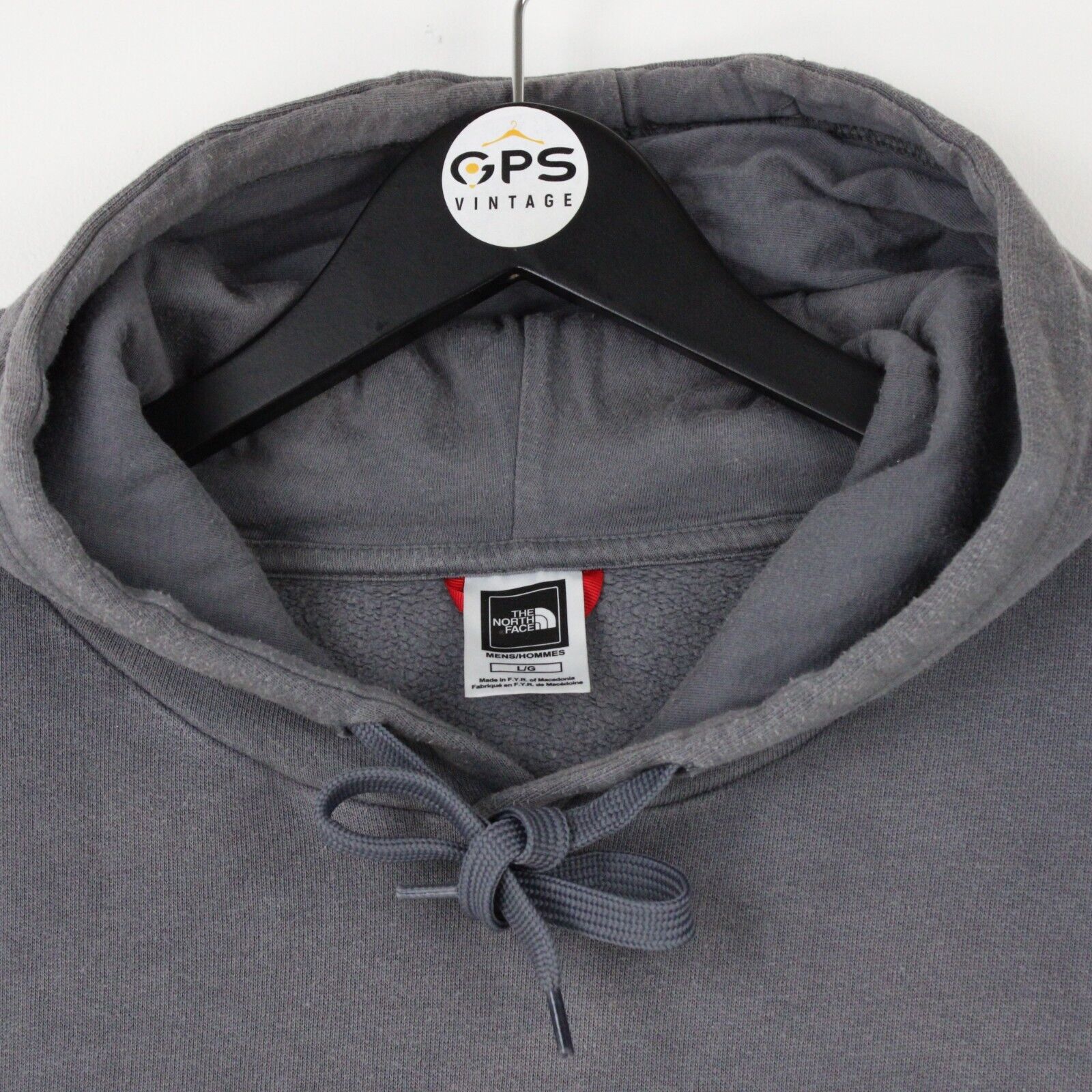Mens THE NORTH FACE Hoodie Grey | Large