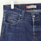 Mens LEVIS 512 Jeans Dark Blue | W34 L34