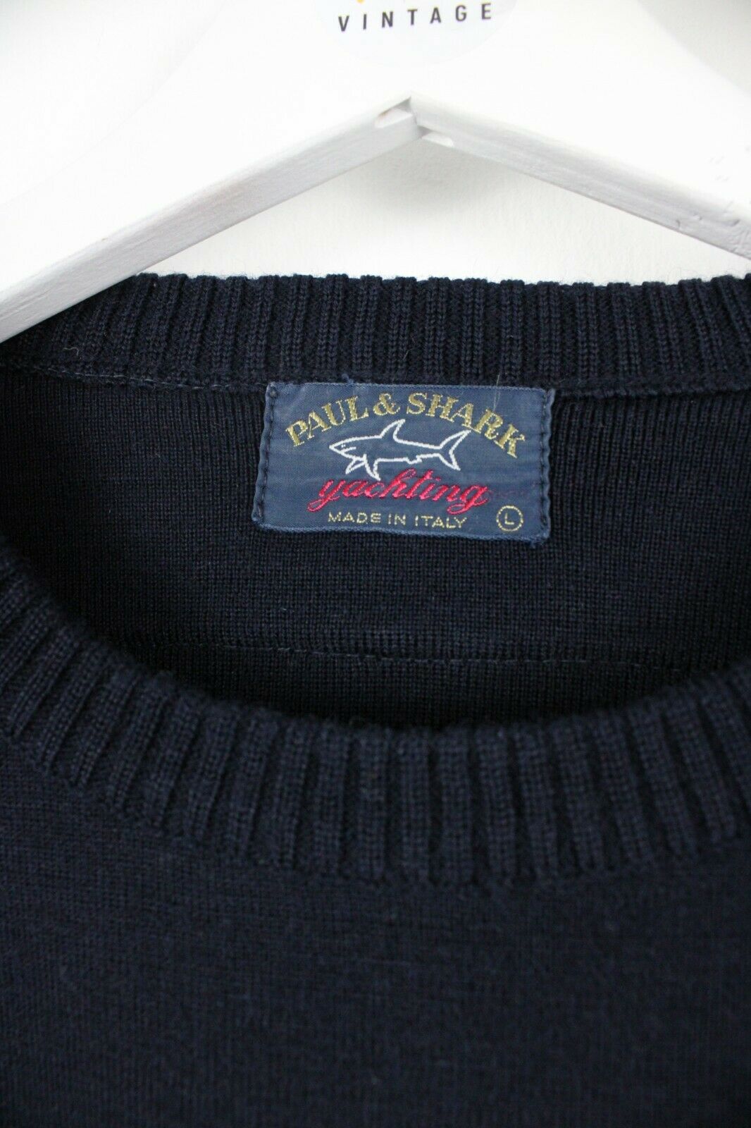 PAUL & SHARK Knit Sweatshirt Navy Blue | Large