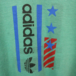 ADIDAS 80s Sweatshirt Green | Large
