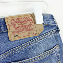 Load image into Gallery viewer, Mens LEVIS 501 Jeans Light Blue | W34 L34
