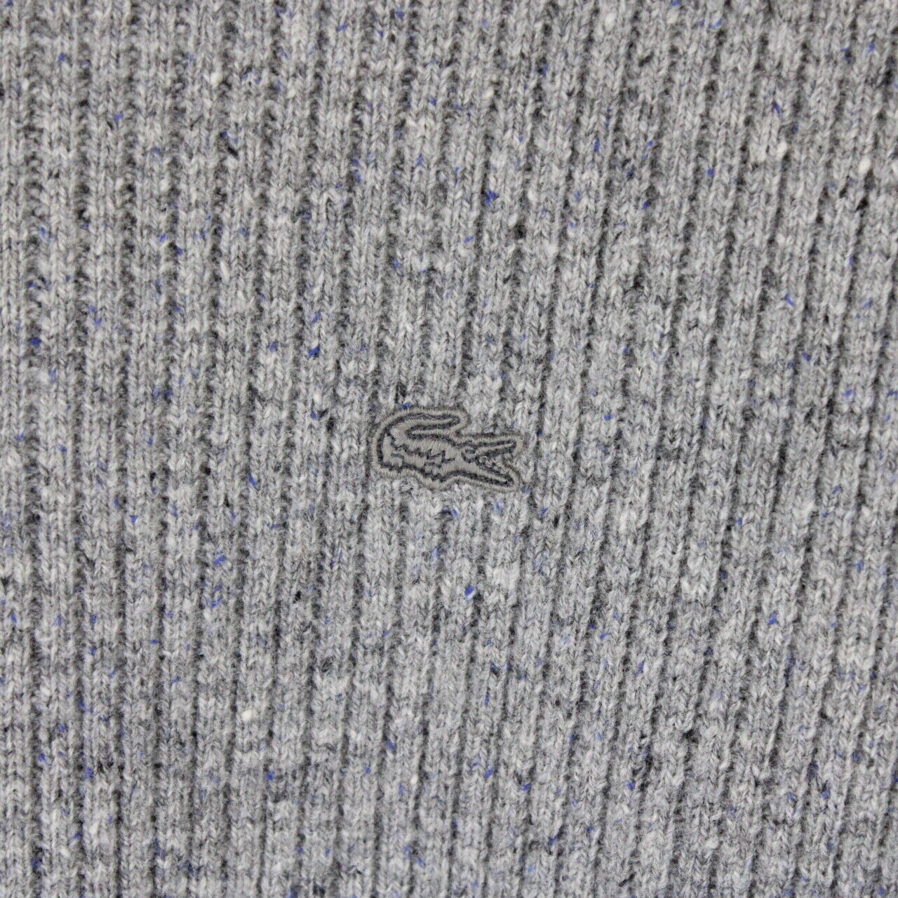 Mens LACOSTE Knit Sweatshirt Grey | XXL