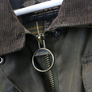 Womens BARBOUR Amelia Waxed Jacket Green | UK 20