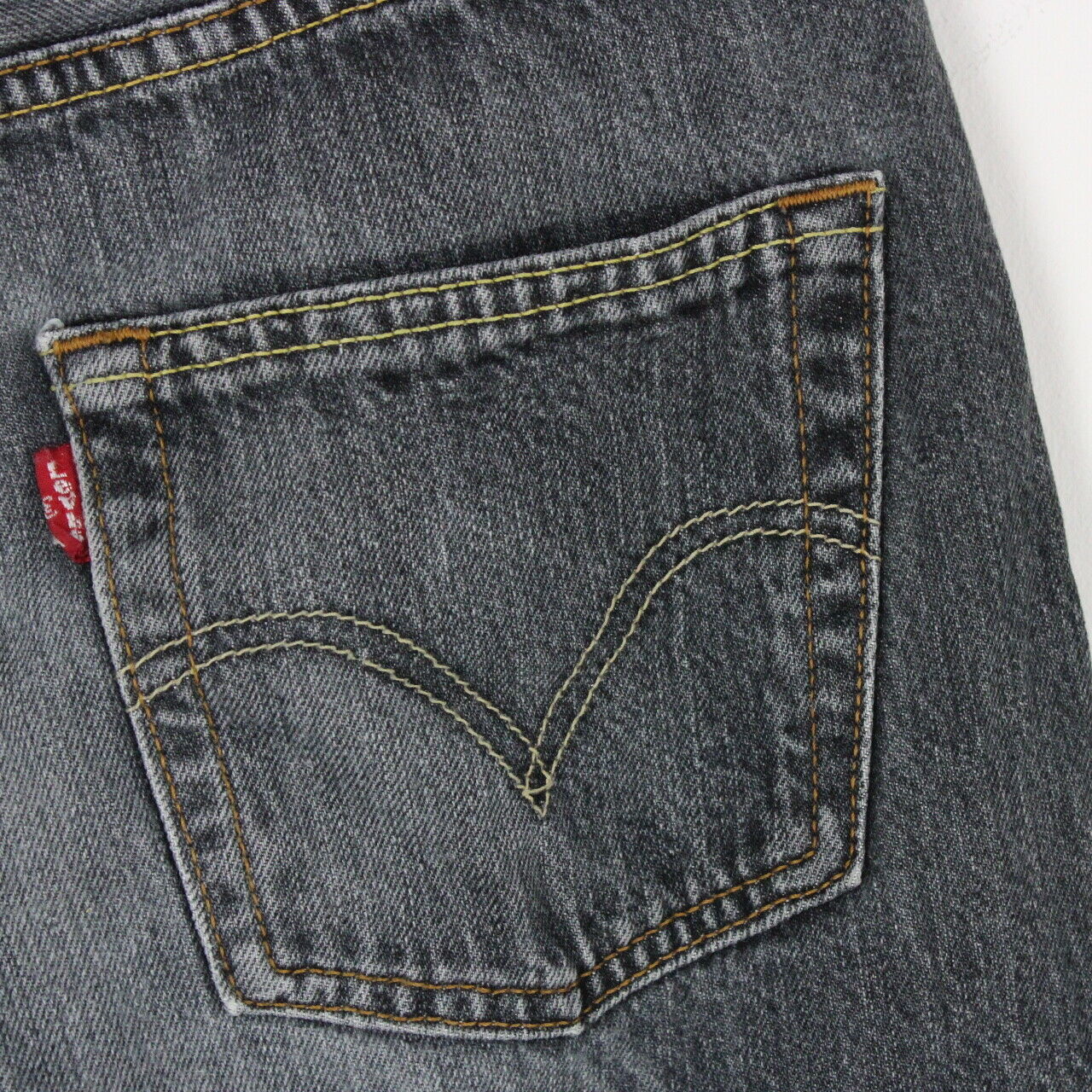 Mens LEVIS 501 Jeans Grey Charcoal | W30 L32
