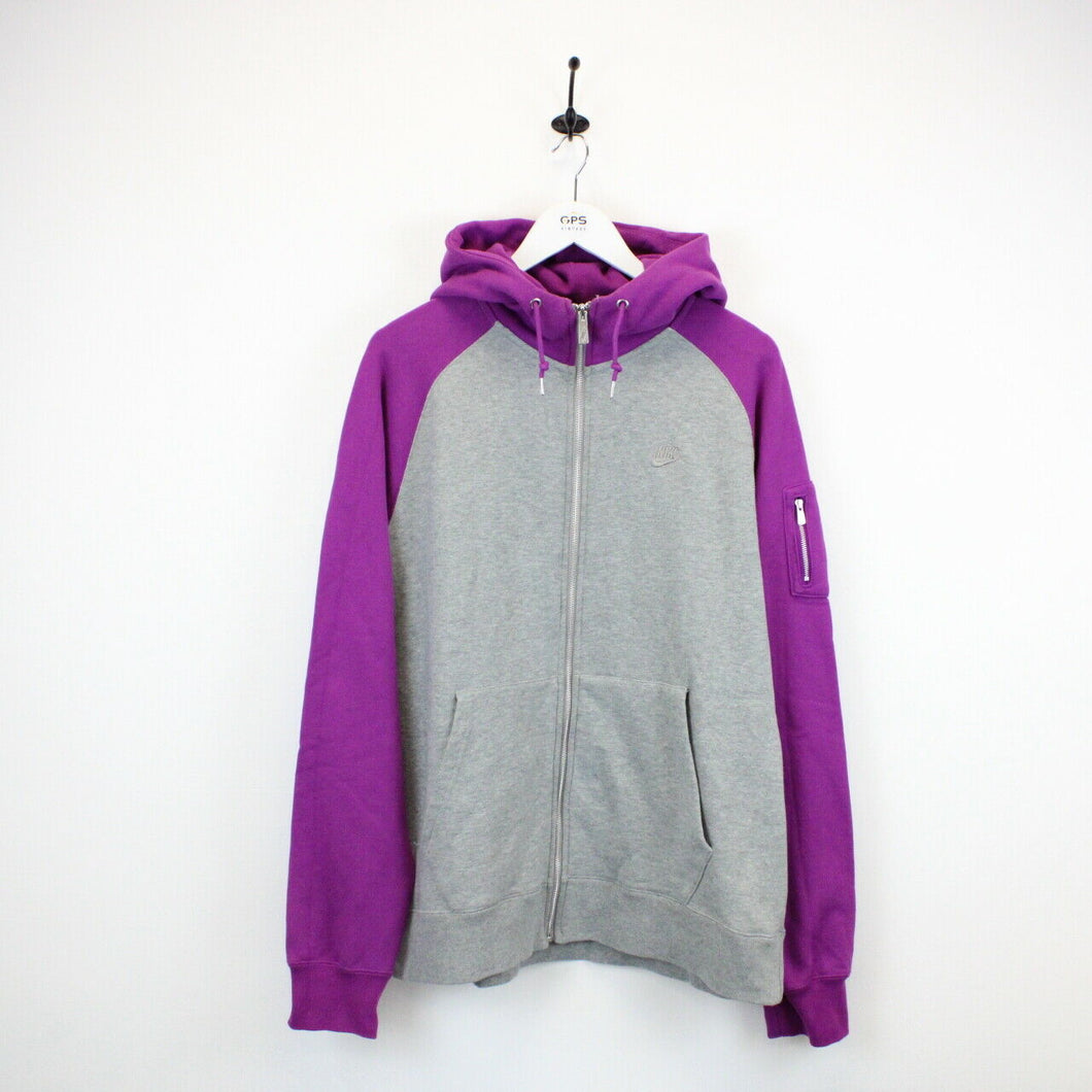 NIKE Hoodie Grey | XL
