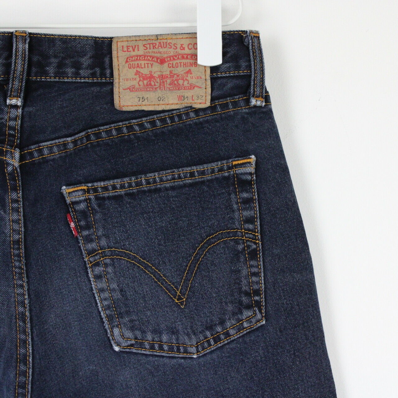 Mens LEVIS 751 Jeans Dark Blue | W31 L32