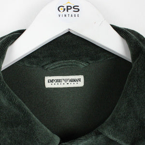 Vintage ARMANI Nightwear Shirt Green | Medium