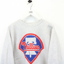 Load image into Gallery viewer, MLB CHAMPION 90s Philadelphia PHILLIES Sweatshirt Grey | Large
