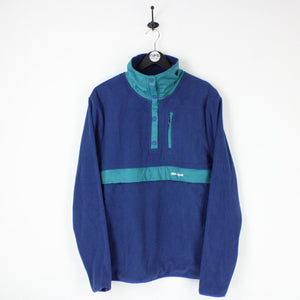 Mens GIO GOI 1/4 Fleece Blue | Medium