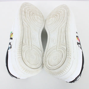 Womens NIKE AIR FORCE 1 DIOR Trainers White | UK 6
