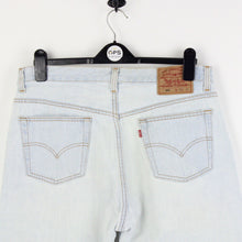 Load image into Gallery viewer, Mens 90s LEVIS 501 Jeans Light Blue | W35 L28
