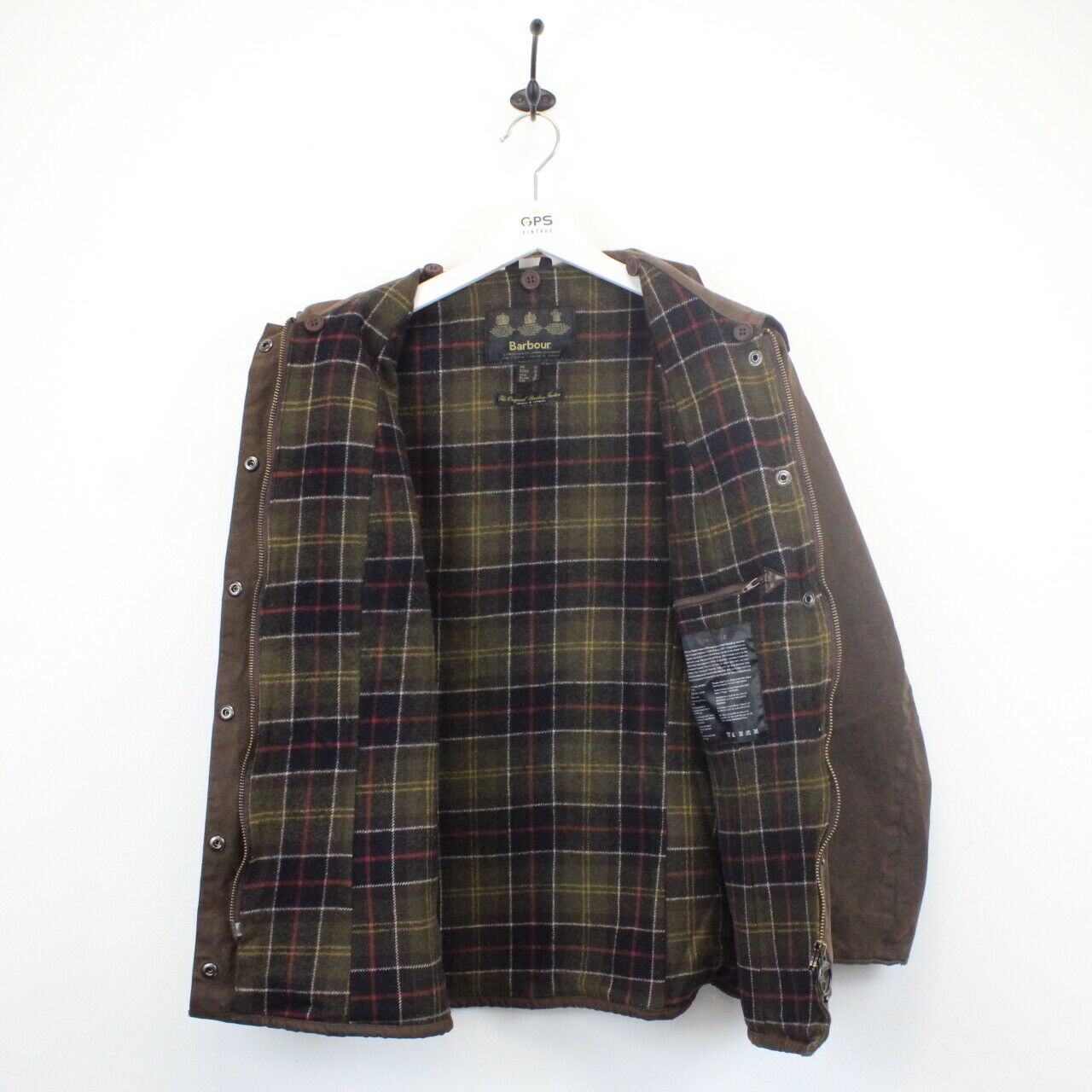 Womens BARBOUR Utility Waxed Jacket Brown | Medium