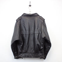 Load image into Gallery viewer, Biker 80s Leather Jacket Black | Medium

