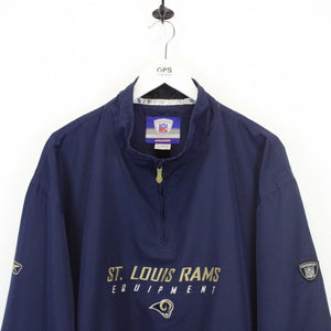 NFL REEBOK St. Louis RAMS 1/4 Zip Jacket | XL