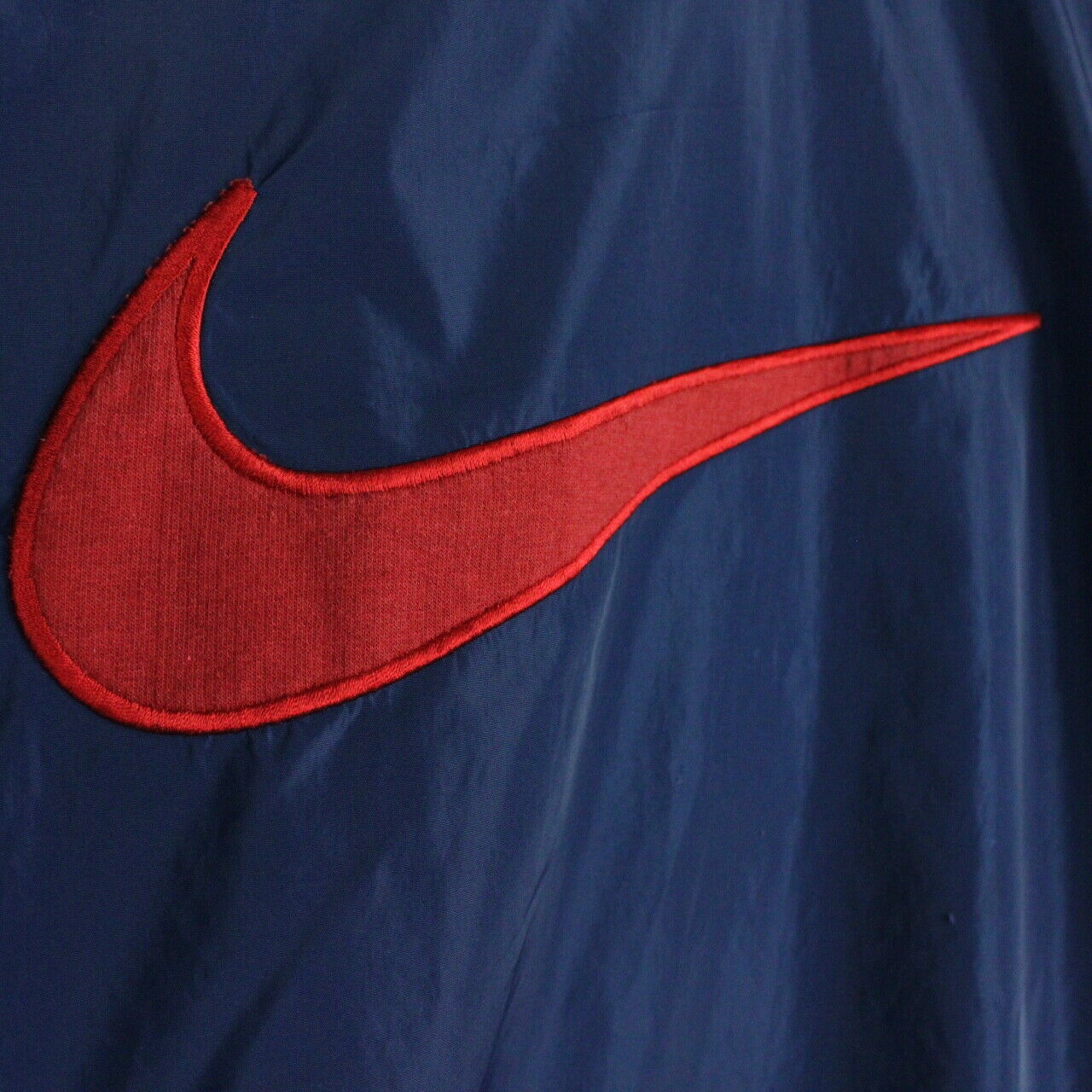 Vintage 90s NIKE Track Top Jacket Navy Blue | Medium