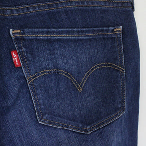 Womens LEVIS 711 Jeans Dark Blue | W29 L30