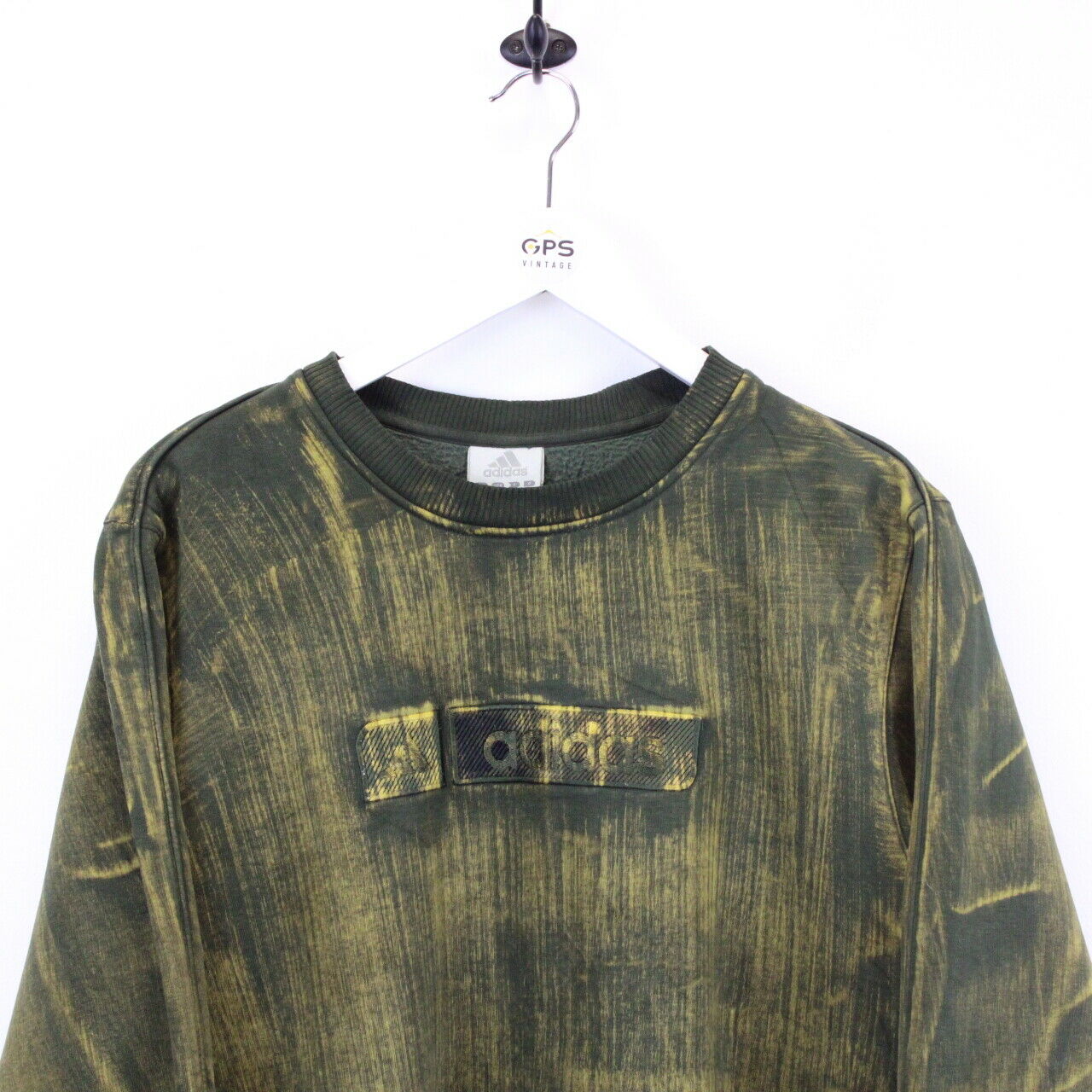 ADIDAS Sweatshirt Green | Medium