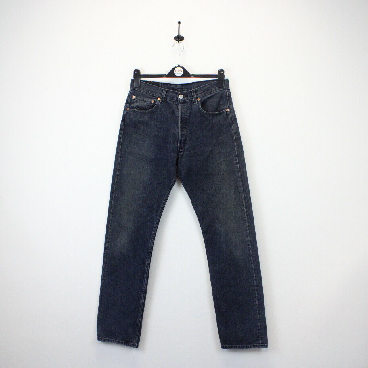 LEVIS 501 Jeans Black Charcoal | W32 L34