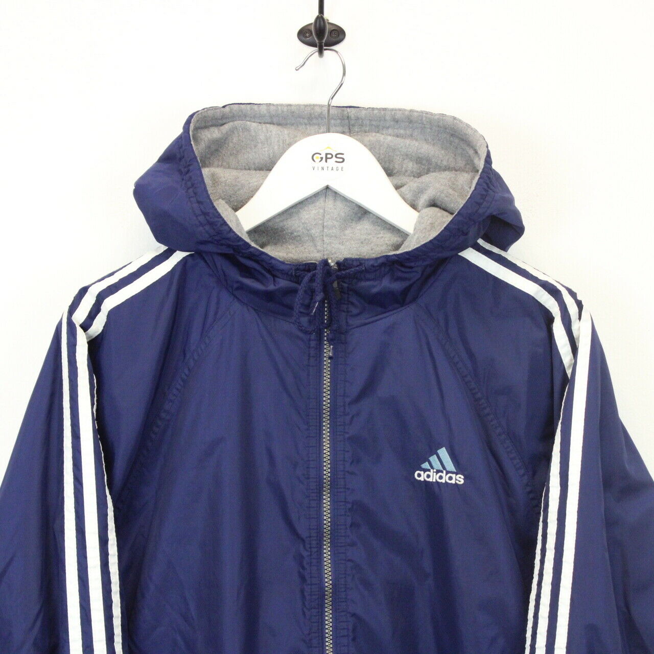 ADIDAS 90s Jacket Navy Blue | Small