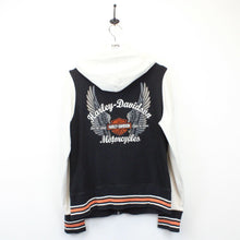 Load image into Gallery viewer, Womens HARLEY DAVIDSON 00s Hoodie Black | Large
