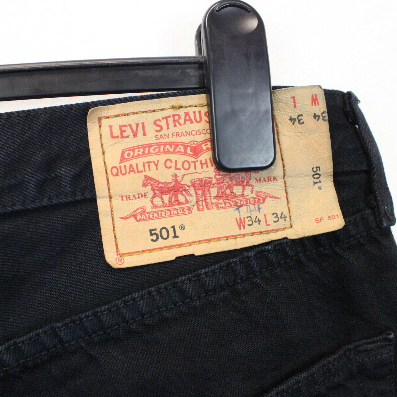 LEVIS 501 Jeans Black | W34 L30