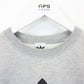 Womens ADIDAS 90s Sweatshirt Grey | Small