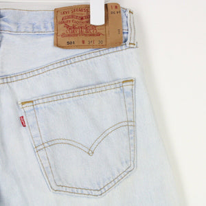 Mens LEVIS 501 Jeans Light Blue | W34 L30