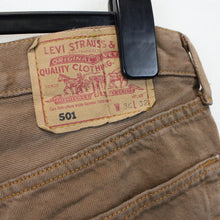 Load image into Gallery viewer, Womens LEVIS 501 Jeans Brown | W36 L32
