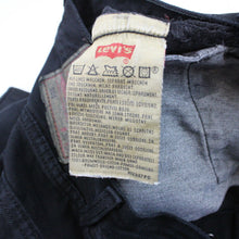 Load image into Gallery viewer, Womens LEVIS 501 Jeans Black | W30 L28
