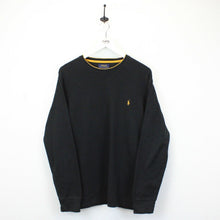 Load image into Gallery viewer, RALPH LAUREN Knit Sweatshirt Black | Medium
